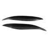 1 Pair Carbon Fiber Car Headlight Eyebrow Eyelid Fit for