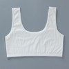 2 Pack Girls Bra Crop Tops White Sports Bra Training