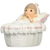 Precious Moments Baptized In His Name Resin Box with Rosary