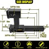 KAIRAY Adjustable Dual Trailer Hitch Extension Bar For Bike Racks