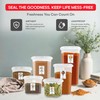 My Happy Home 12 Pcs Square Plastic Food Containers with
