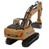 Backhoe Loader Heavy Duty Wheeled Excavator Durable 1: 60 Scale