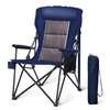 ALPHA CAMP Oversized Folding Camping Chairs High Backrest Heavy Duty