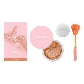 Polvo De Maquillaje Natural Con Corrector, Acabado Suave