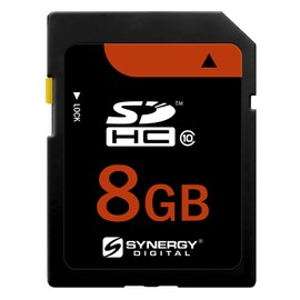 Synergy Digital 8GB Secure Digital SDHC UHS-I Memory Cards, Compatible with Nikon Coolpix S3000 Digital Camera - Class 10, U1, 20MB/s, 300 Series - Pack of 5