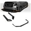 ECOTRIC Front & Rear Bumper Valance Lip Spoiler Compatible with