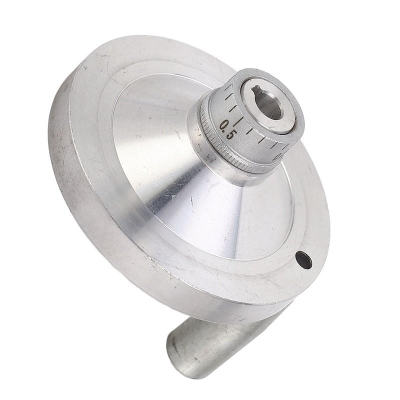 Hand Wheel Crank Handwheel Aluminum Alloy 0‑1mm Scale 80mm Diameter