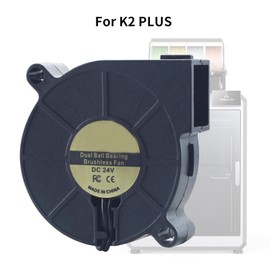 FYSETC K2 Plus 3D Printer Accessories: 25 * 25 * 7mm Blower Fan Cooling for Hotend Motor Cooler 10000 RPM DC5V 0.2A with Cable Length 4.3 inch Directly Drop in Stock