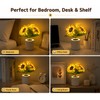 Sunflower LED Night Light with Rechargeable Design – Decorative Flower