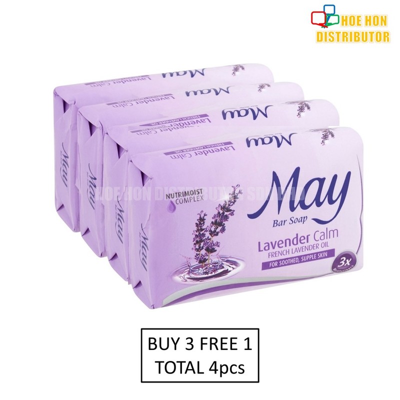May Bar Soap 75g x 4pcs White Radiance Milk Luxury