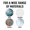 Drill America 1/4" Carbide Tipped 4 Flute Glass & Tile