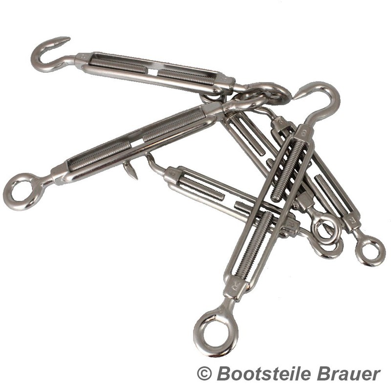 Pack of 2 Locks Eye – Hook Clamp M6 X