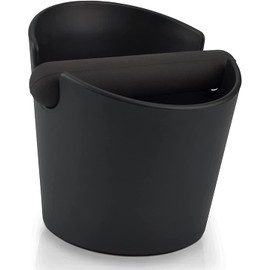 Caja de Golpe para Café Espresso con Barra extraible y Base Antideslizante | Accesorio para Cafeteria Barista Knock Box 12.7cm x 10cm