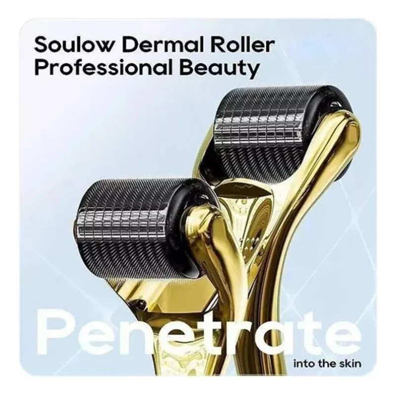 Derma Roller 0.25-0.5 Mm Facial Cabello O Rodillo Para Barba