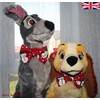 New Dogs Bow Tie CHRISTMAS Elastic Band attach COLLAR ACCESSORY