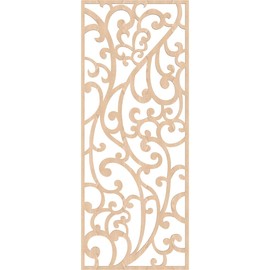 Ekena Millwork WALW24X60X0250WOORO Woodhaven Decorative Fretwork Wood Wall Panels, 23 3/8"W x 59 3/8"H, Red Oak