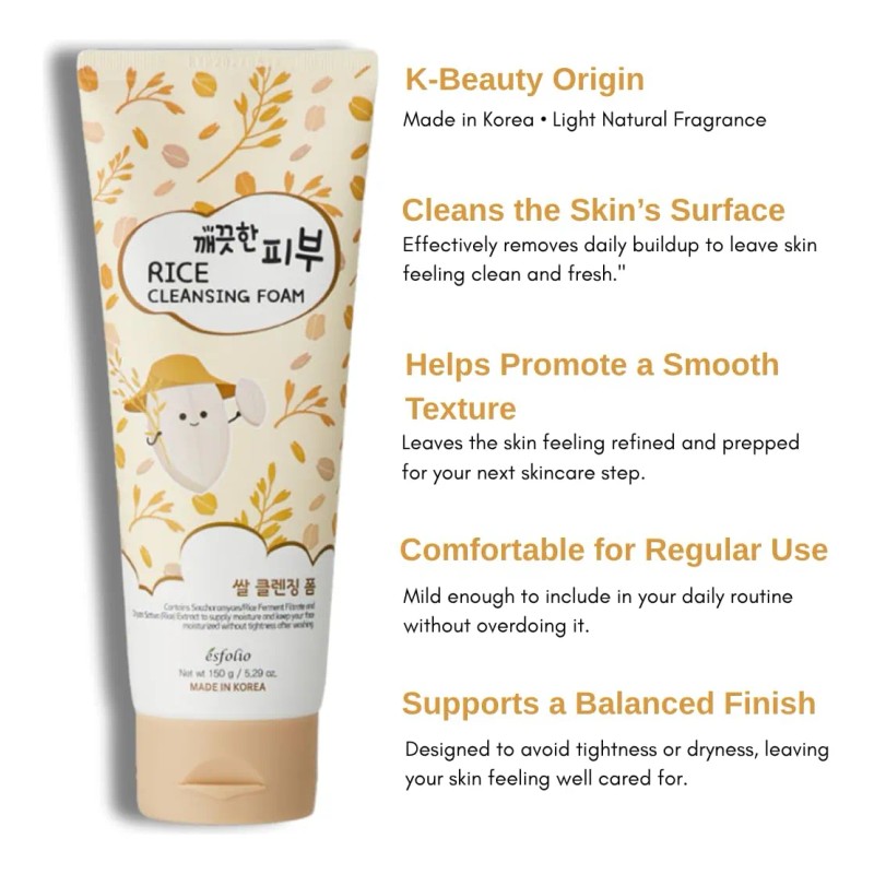 Limpiador Facial De Arroz Coreano