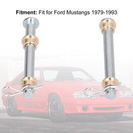 Metal Door Hinge Pins Kit, Front Driver Side Door Hinge Pin Replacement Fit for Ford Mustangs 1979-1993