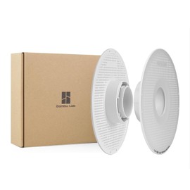 3DTOOLS Bamboo Lab Original AMS Detachable Spool Reusable Reel Without Filament (White) No Filament