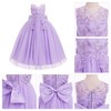 IDOPIP Flower Girl Lace Dress for Kids Wedding Bridesmaid Pageant