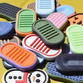 Mystery Fidget Slider - Random Color and Texture - Satisfying Stim Toy - MozzieMakes:_Haptic (Clicky)_No Glide Tape