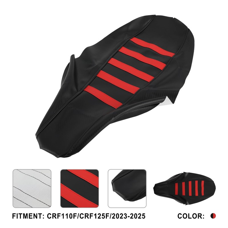 USTPO Ribbed Dirt Bike Seat Cover Gripper Soft for CRF