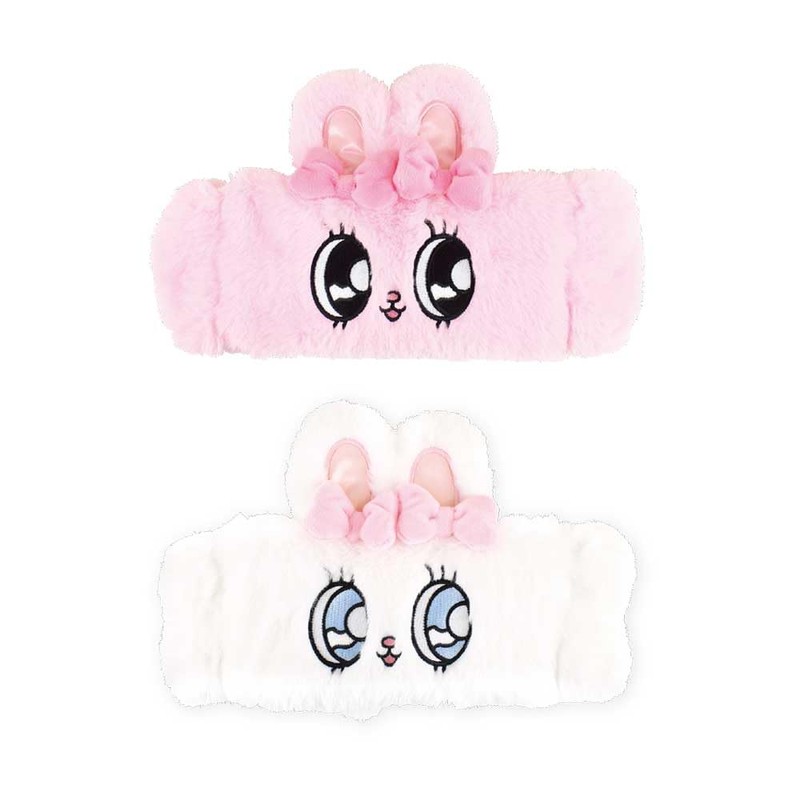 Tees Factory Ester Bunny Hair Band, Cream Bunny, Fluffy, Face