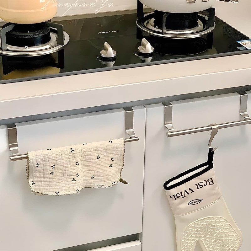 Yimy 4 Pack Over Door Towel Rack, 9 Inch Cabinet