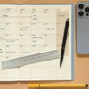 Laconic LAMD87-160WI Notebook, 2025, A5, Monthly Pocket, Wine (Begins December