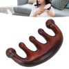 Wood Scalp Meridian Comb Stress Relief Prevent Static Wide Tooth