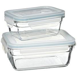 Glasslock 4pc Rec't Set