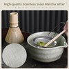5PCS Match Whisk Set, Matcha Bowl with Spout, Matcha Whisk