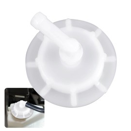 Coolant Reservoir Overflow Tank Cap, Plastic White Reservoir Lid Replacement Reliable Car Accessory for Acura, Compatible with Accord Civic Pilot