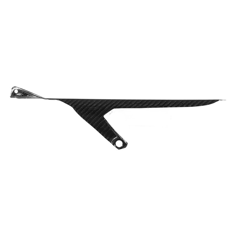 3K Carbon Fiber Motorcycle Chain Guard Cover Shield Protector Replacement