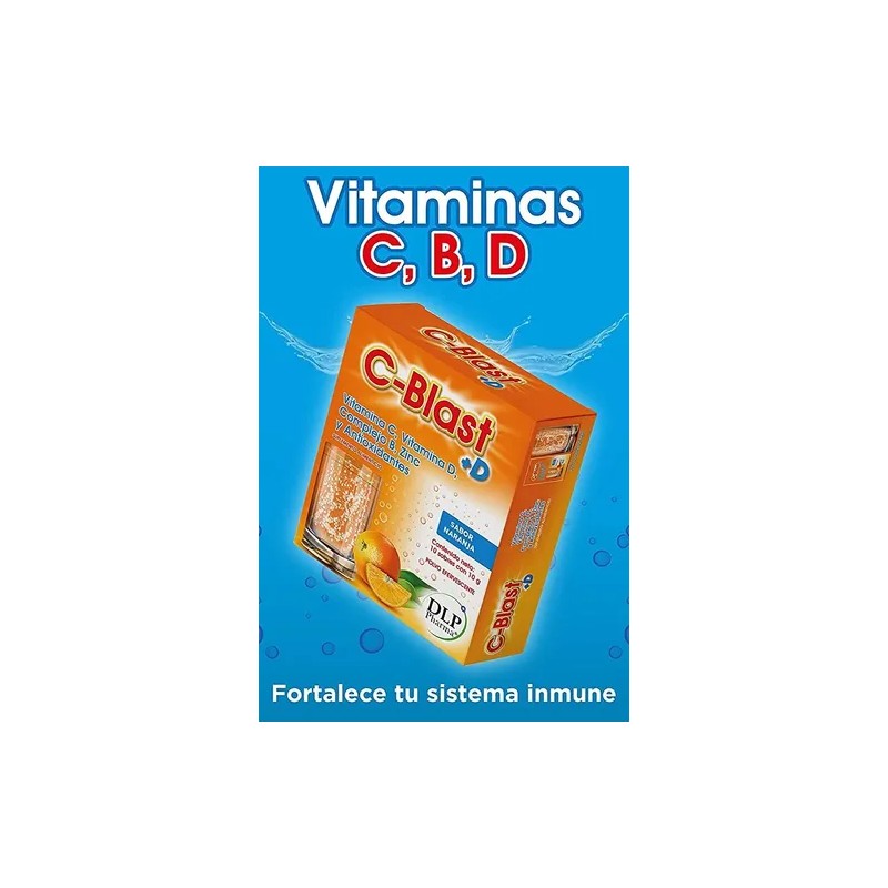 Blast Vitamina Complejo Zinc Polvo Sobres