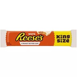 Reese's White Reese's Peanut Butter Cups King Size - Kids Favorite Snack -2.8 Oz (18 ...