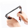 Hemoton 2pcs Folding Cell Phone Stand,Aluminum Alloy Foldable Desktop Phone