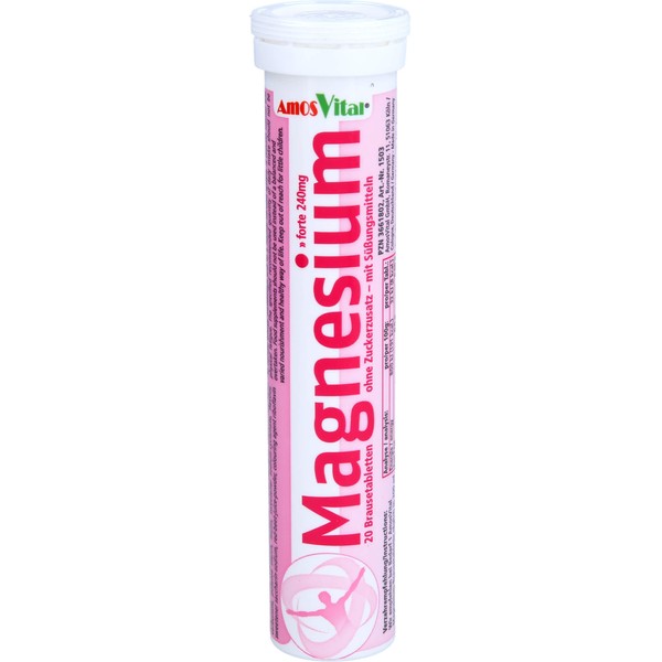 AmosVital Magnesium forte 240 mg Brausetabletten, 20 pcs. Tablets