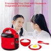 6pcs/set Kitchen Pretend Play Rice Cooker with Light and Sounds
