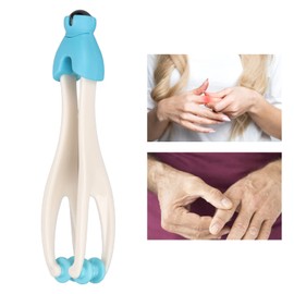 Finger Roller Tool, Massage Rings Roller Finger Massagers Relief from Sore Muscles Finger Massage Roller for Relaxing Fingers (Blue)