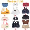 Total 6 Sets 17cm Dolls Clothes Dress and Accessories Include