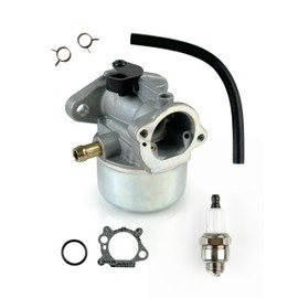 YAMAKATO 799868 Carburetor for Briggs & Stratton 498170 799872 694202 497586 498254 790821-14111 4-7 hp engines 6.5hp 6.75hp Engines Carb w/Spark Plug Lawn Mower Tune Up Kits