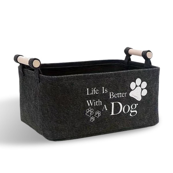 Dog Toy Box Storage Basket Collapsible Baskets for Dogs and