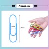 KHIRY Colourful Paper Clips, Pack of 500, Durable and Rustproof,