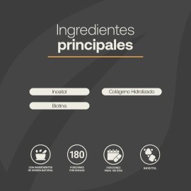 Inositol De 180 Cápsulas De 500mg. B Life Pure Inositol Sabor Sin Sabor