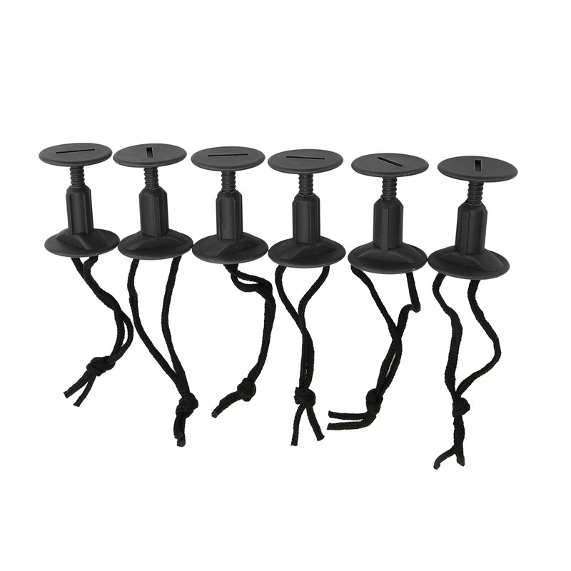 6Pcs Surf Board Leash Leg Rope Plug Nylon Plastic Surf