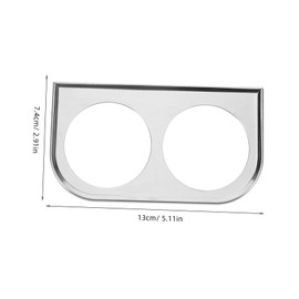 FUNOMOCYA Car Dashboard Gauge Mount Holder 2 Hole Instrument Bracket Base Stylish Interior Accessory