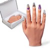 Professional Silicone Practice Hand for Acrylic Nails by Nail Nobility