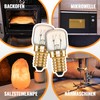 POPPSTAR Backofenlampe E14 40W hitzebeständig bis 300 Grad (2700K warmweiß,