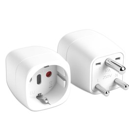 India Travel Adapter Pack of 2